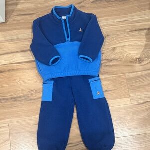 GAP Kids Blue Fleece Jogger Set